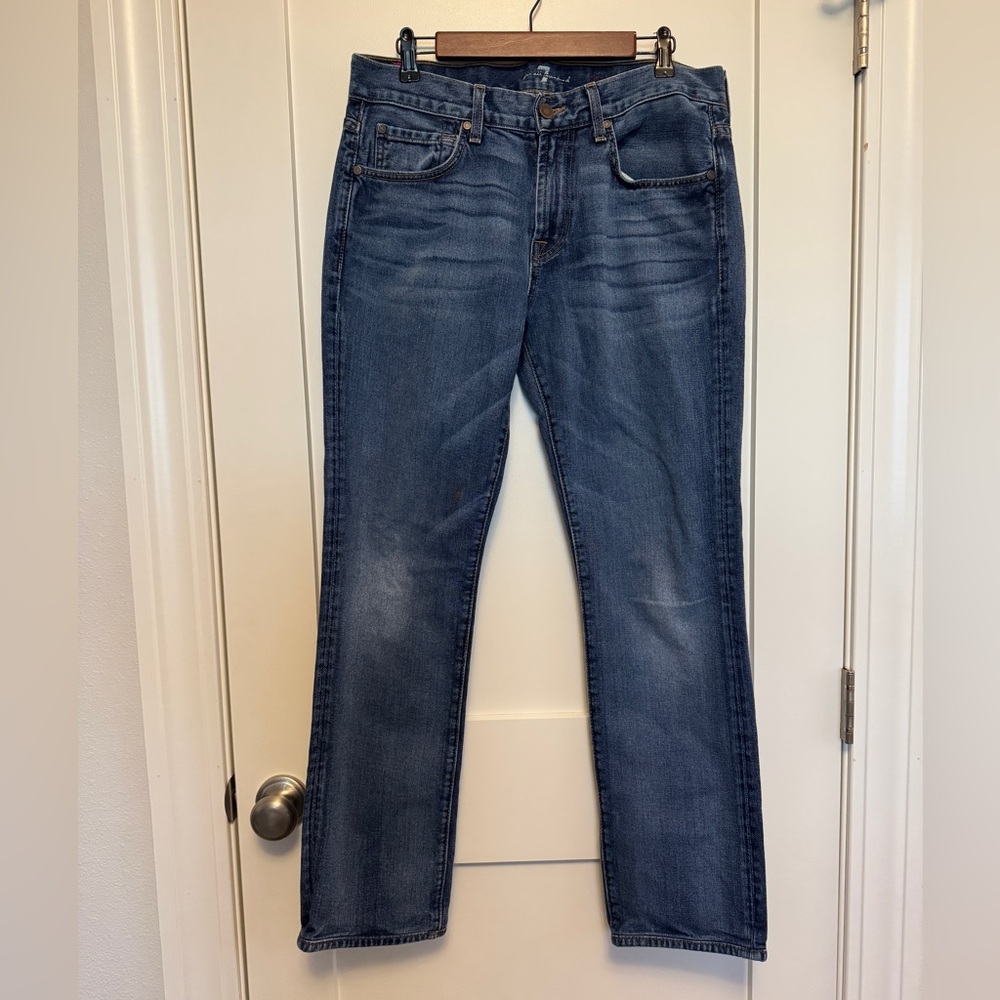 Men’s 7 For All Mankind The Straight blue Jeans 32x30